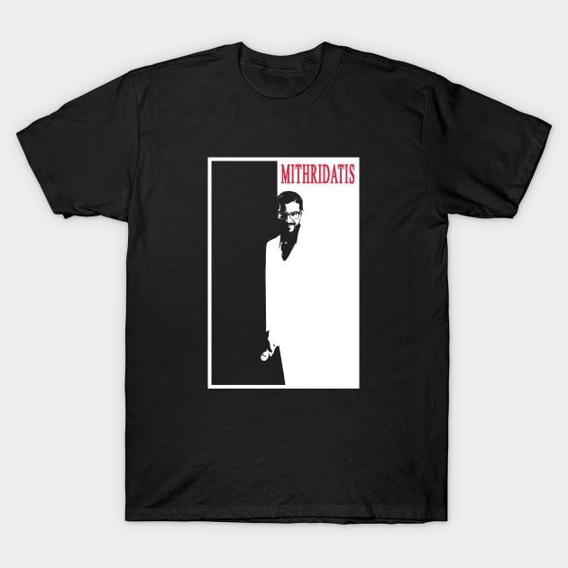 Mithridatis Scarface Logo T-Shirt by AmokTimeArts